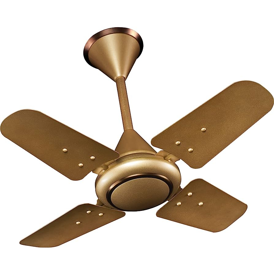 Crompton ARIYABRIZ Prime 0.6M Coral Gold 4 Blades Ceiling Fan (Coral