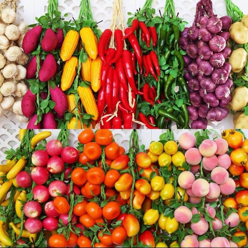 Ready Stock!! Artificial Fruits and vegetables/Buah hiasan gantung