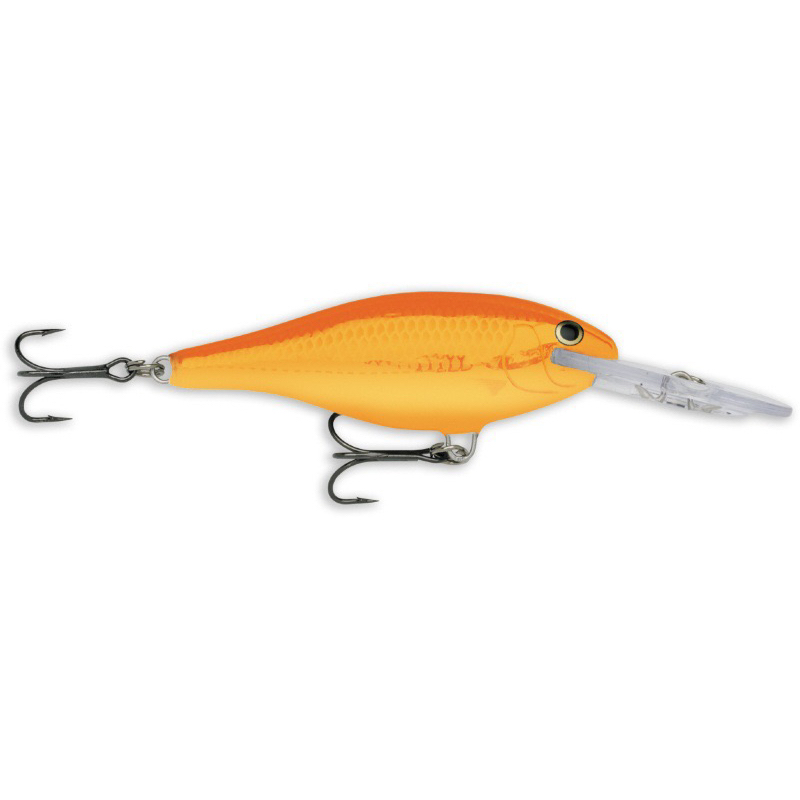 Leurre Rapala SR-7-P Shad Rap Deep Runner - Vert, Bois, Finlande, Neuf Boîte