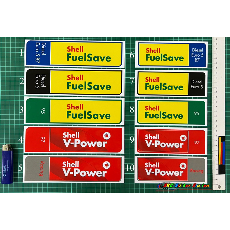 Shell FuelSave Euro 5/ Euro 5 B7/95/V Power 97/V Power Racing (Small