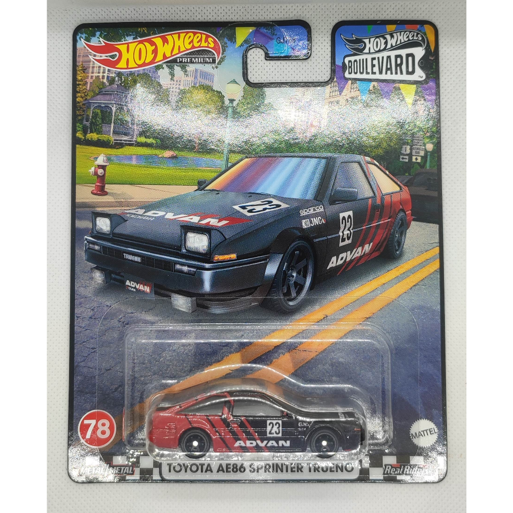 Hot Wheels Toyota Ae86 Sprinter Trueno Boulevard Series Shopee Malaysia 1208