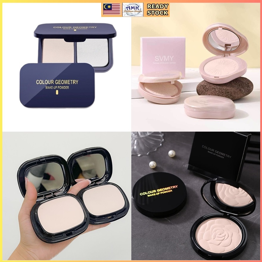 Compact Powder Oilcontrol Matte Makeup Face Powder Waterproof Longlasting Concealer Powder