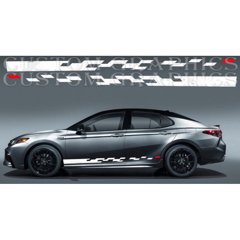 [Ready Stock]K536# Universal Car Body Stripes Vinyl Decal Material ...