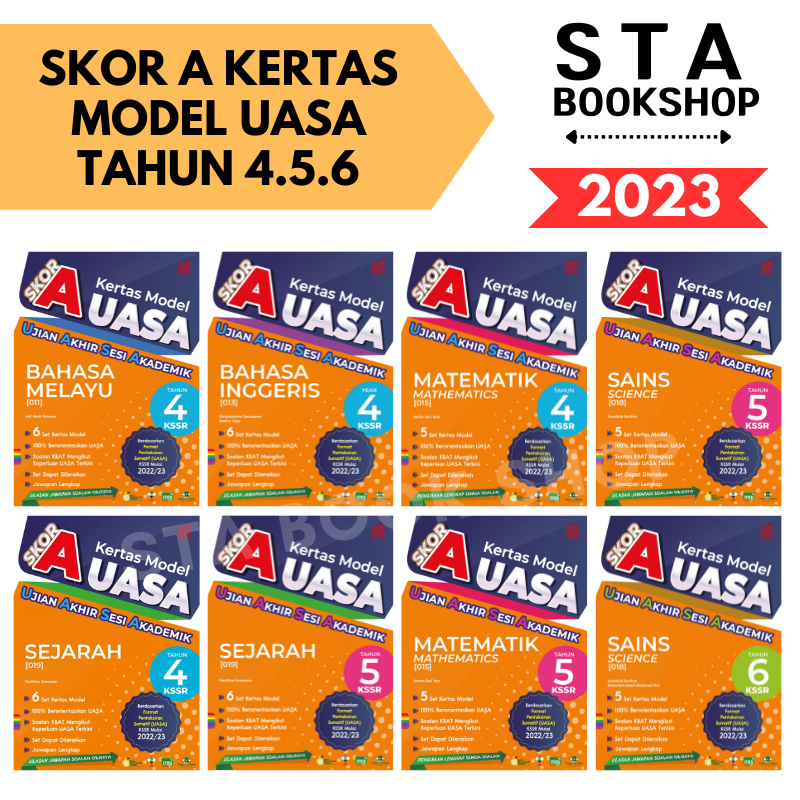 [sta] Skor A Kertas Model Uasa Tahun 4 5 And 6 Pelangi Buku Latihan