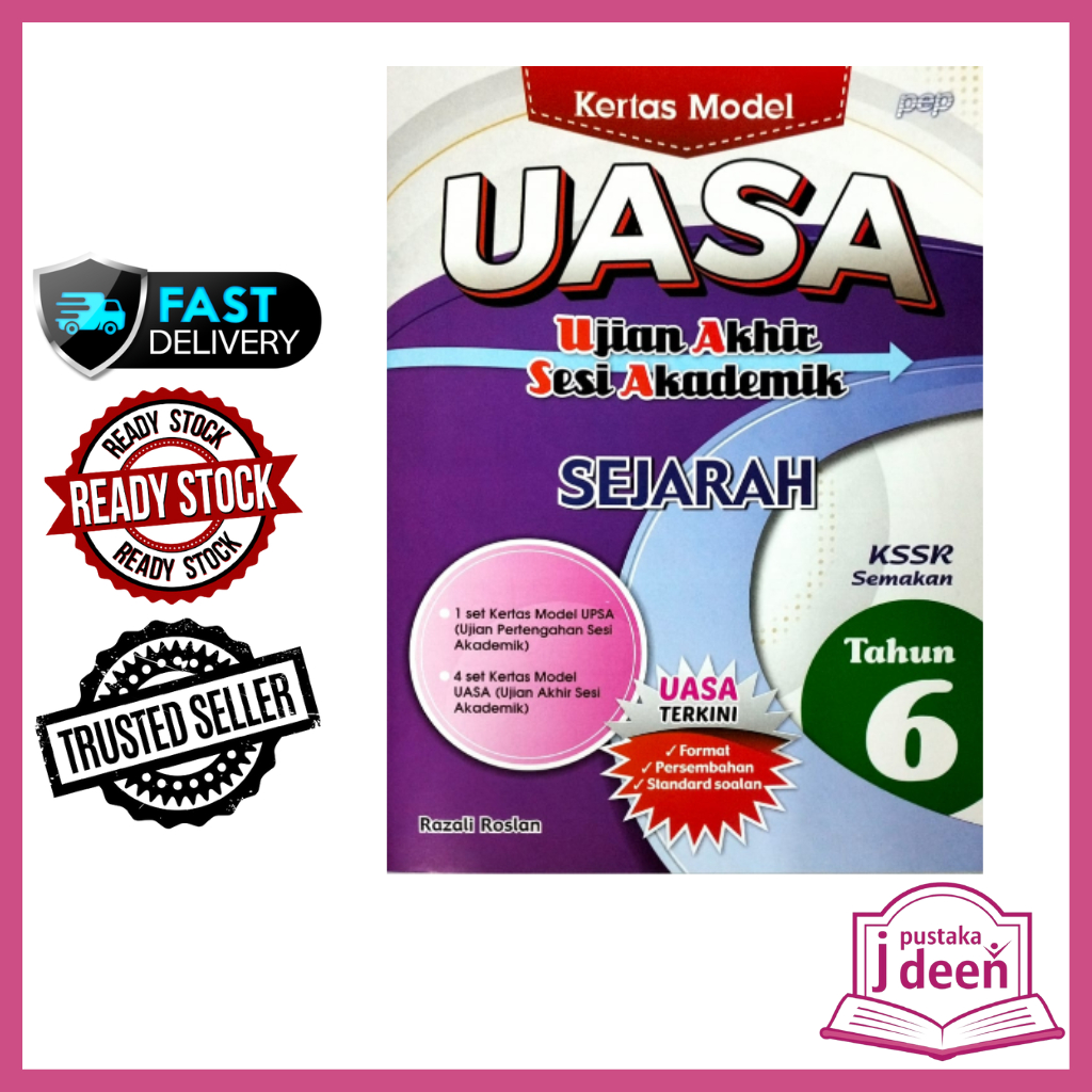 JDEEN BUKU LATIHAN TAHUN 6 SEJARAH-KERTAS MODEL UASA 2023 | Shopee Malaysia