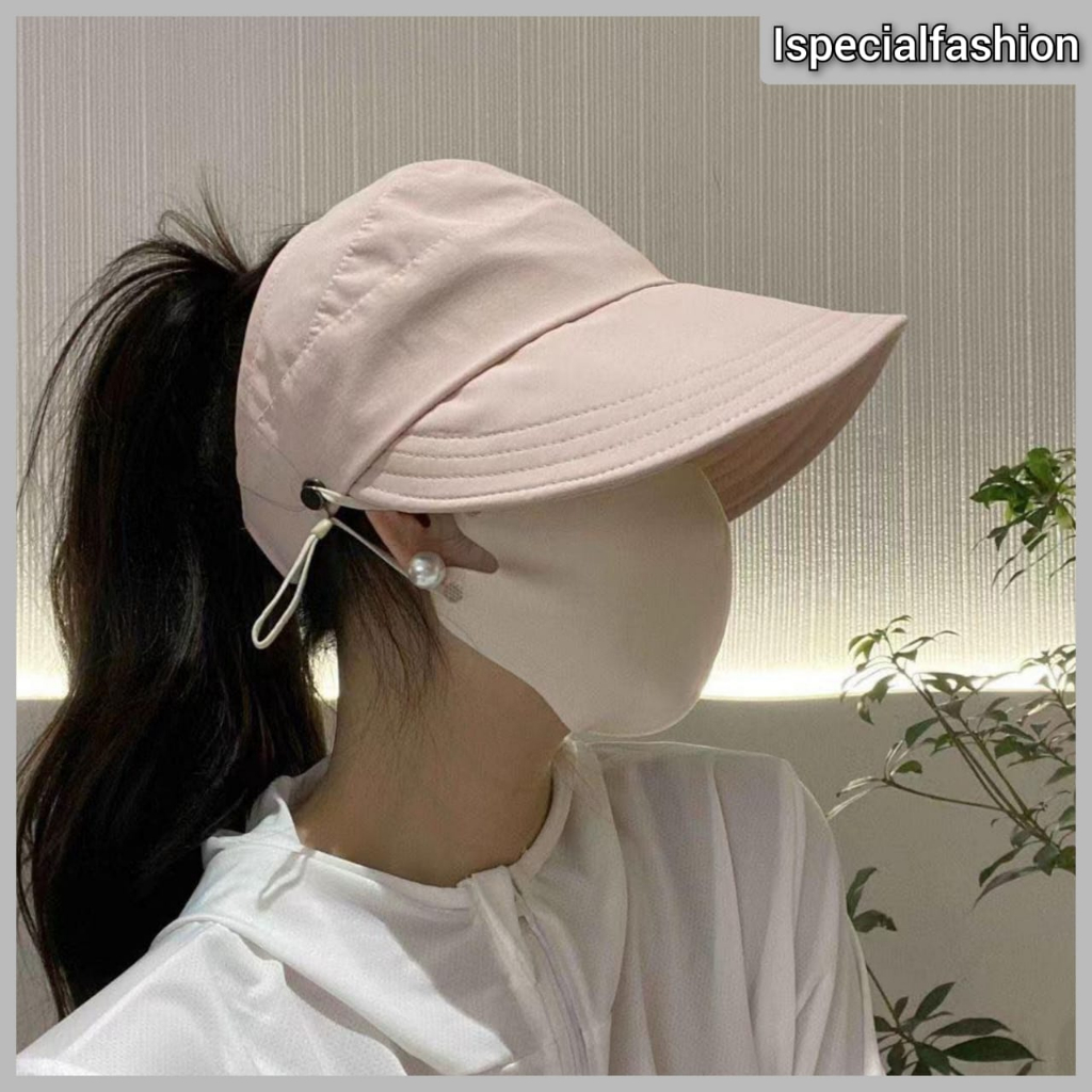 Fashion Sunproof Hat Women UV Hat Foldable Adjustable Cap Sunscreen Cap ...