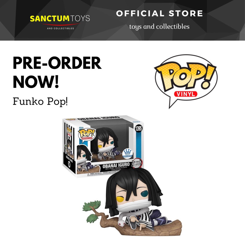 [PreOrder ] Funko Pop! Animations Demon Slayer Obanai Iguro [Funko Shop Exclusive] Shopee