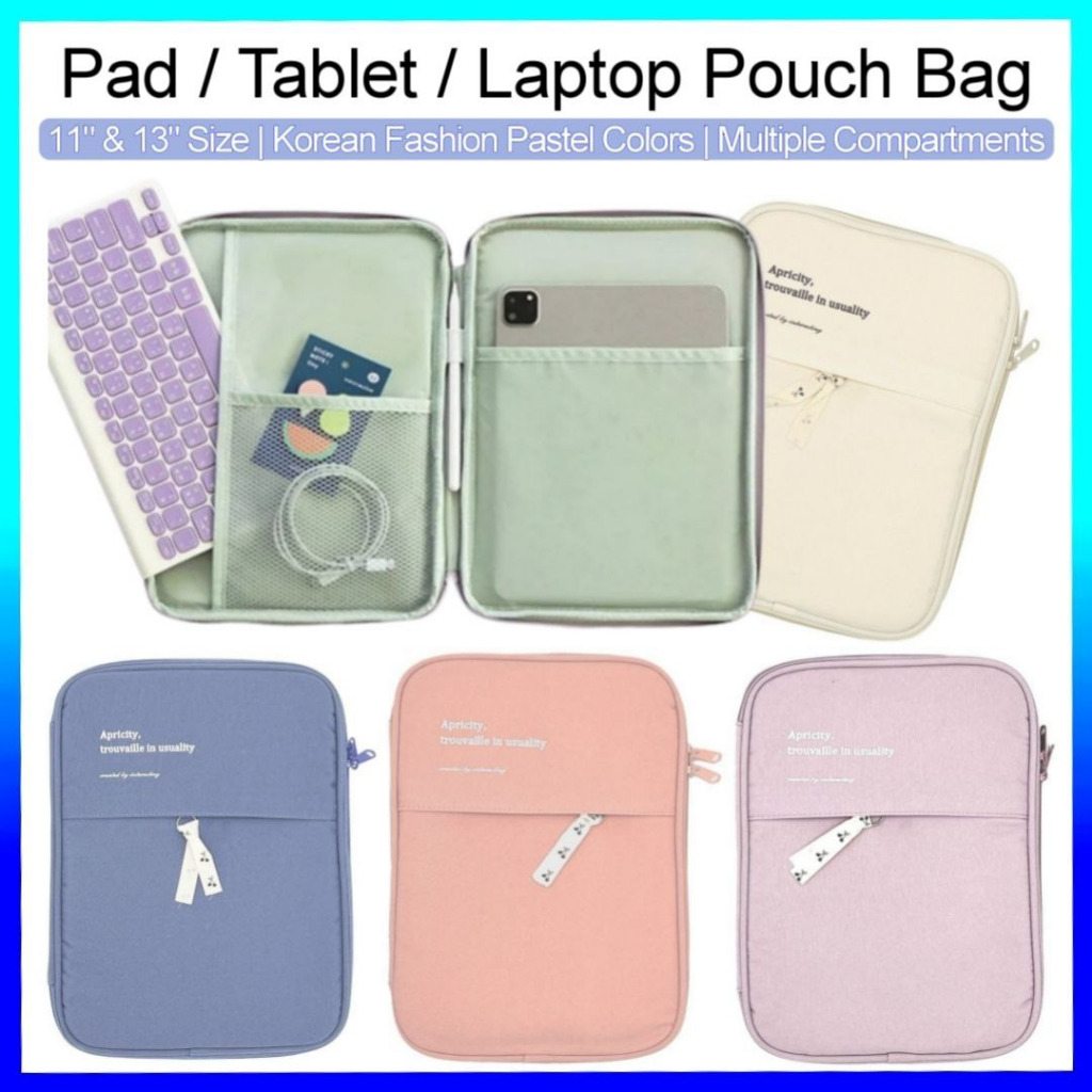 11/13 inch Pad/ Tablet/ Laptop Pouch Bag Compatible for i-Pãd Korean ...