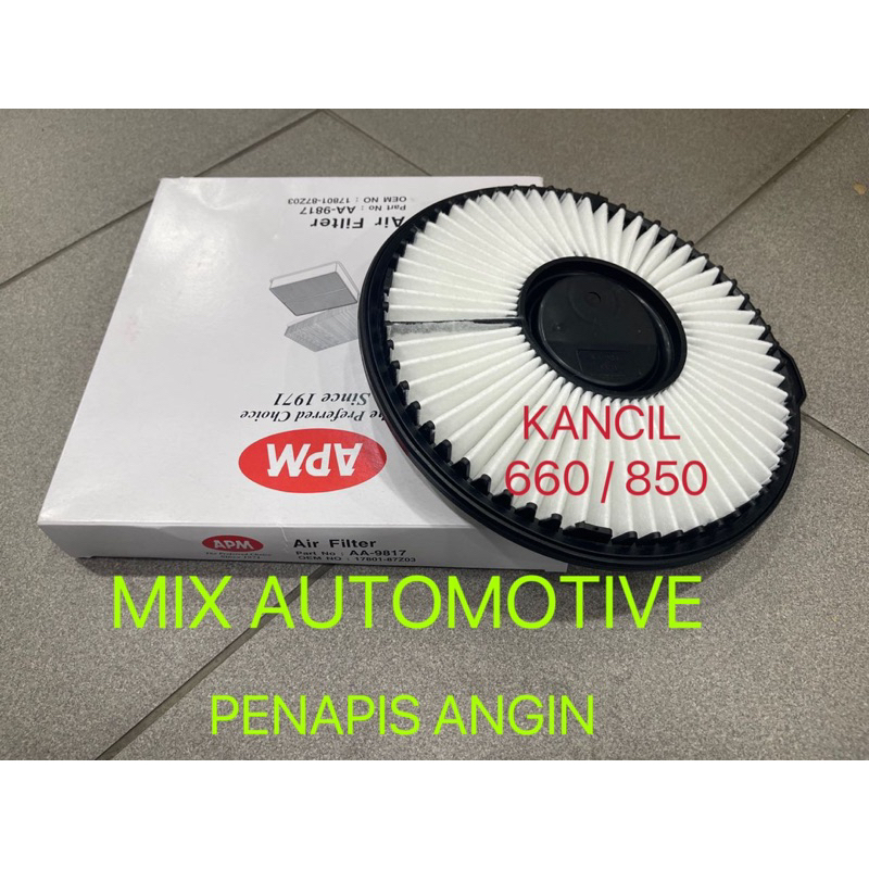 100 APM PENAPIS ANGIN PERODUA KANCIL 660 850 AIR FILTER AIR CLEANER