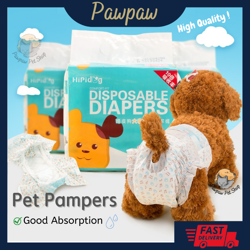 Pawpaw Hipidog Puppy Cat Kitten Pet Dog Pampers Diapers Diaper Pampers