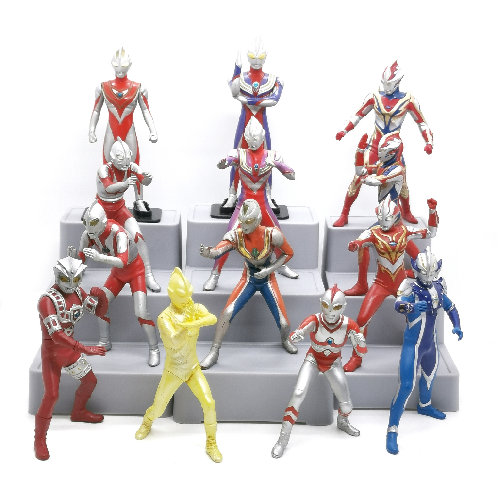 Pre Owned Bandai HDM HG Series Ultraman Pvc taro tiga gaia hikari zero ...