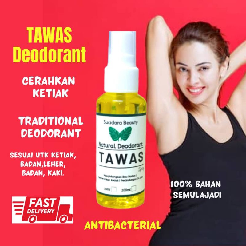 Agent 💥 Spray Tawas Natural Deodorant 💥 Spray Tawas Asli Untuk Ketiak 