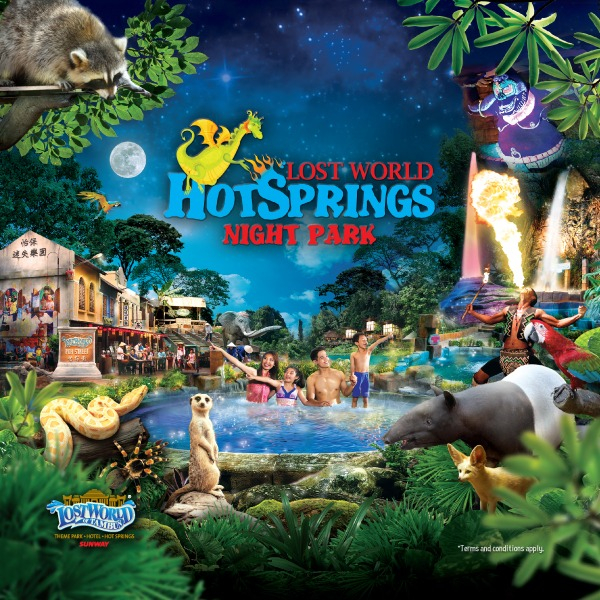 Sunway Lost World Hot Springs Night Park Admission Ticket (6pm To 11pm ...