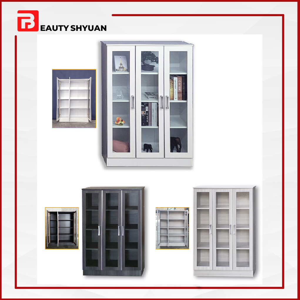 CLASSIC 3 Door Display Cabinet Glass Cabinet Display Rack Book Rack ...