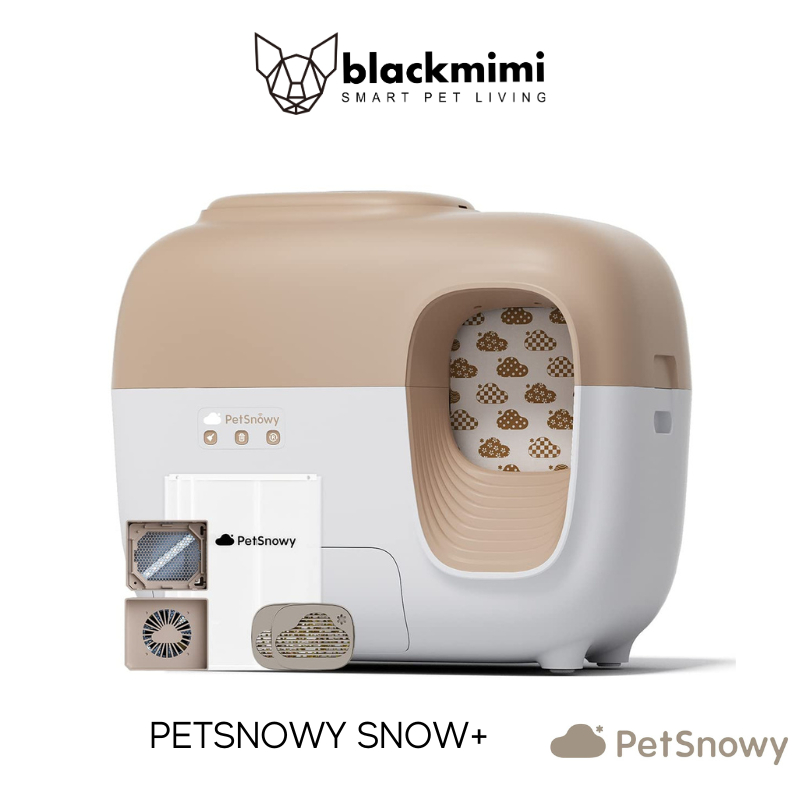 BlackMimi PETSNOWY Snow* Automatic Litter Box, Innovative SelfCleaning
