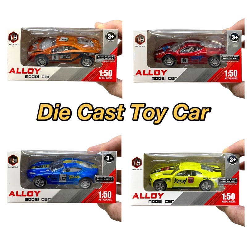 Pull Back Die cast Toys Race Sports Car Model Toy 150 Mainan Kereta