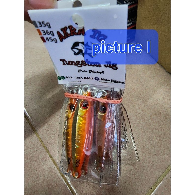 AKRA TUNGSTEN JIG 36G / 35G /45G | Shopee Malaysia