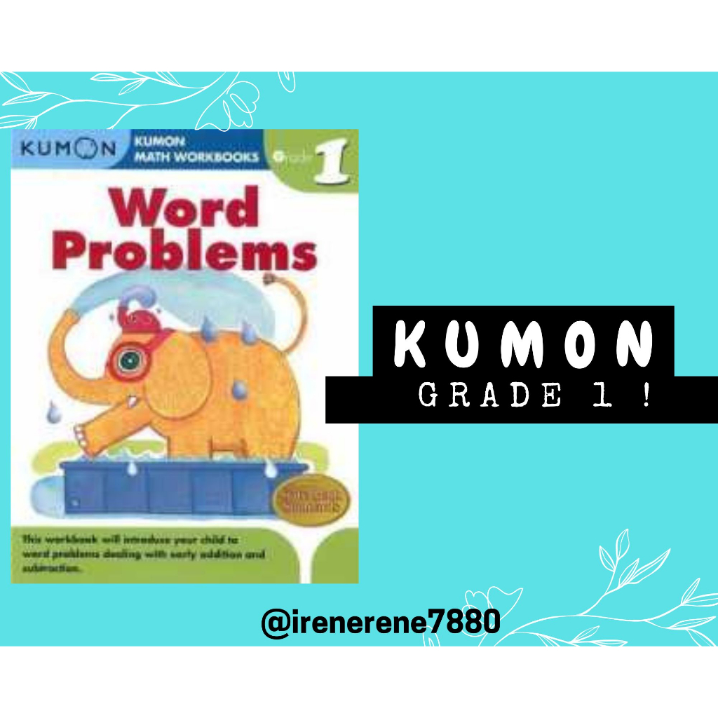 Kumon Grade 1 Word Problems Workbook – HZVAJ