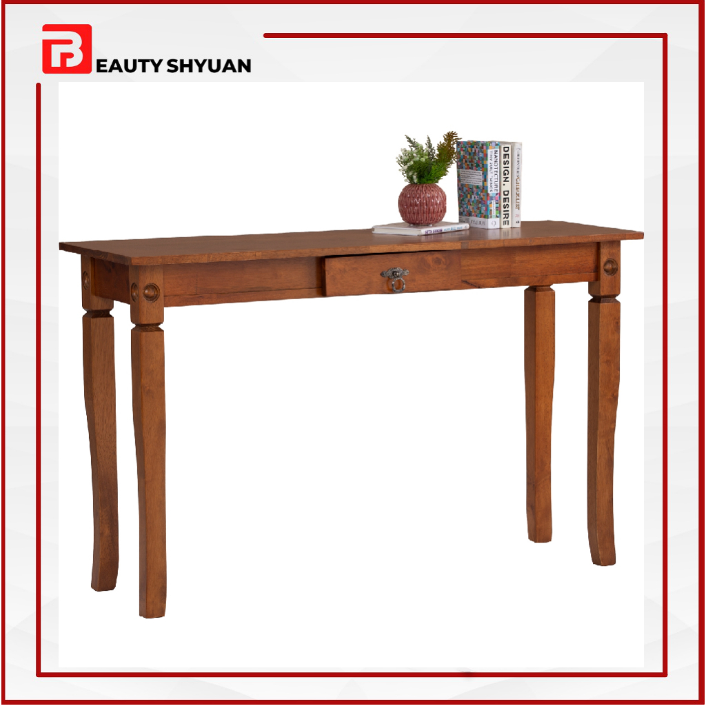 KIARA 4 Feet Console Table Study Table Study Desk Meja Belajar Meja ...