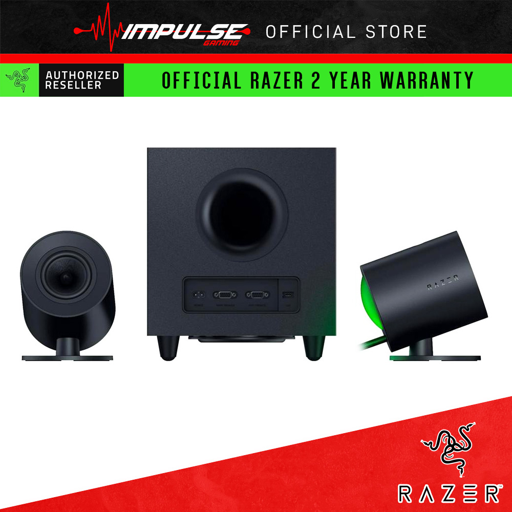 Razer Nommo V2 Full-Range 2.1 PC Gaming Speakers with Wired Subwoofer # ...