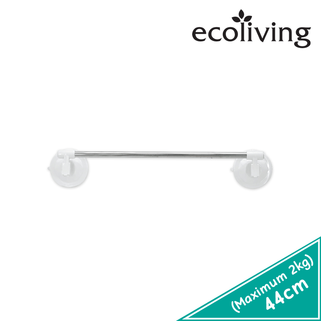 ECO LIVING Wall Mounted Towel Rack Toilet Bathroom Hanger Rod Bar,S/S