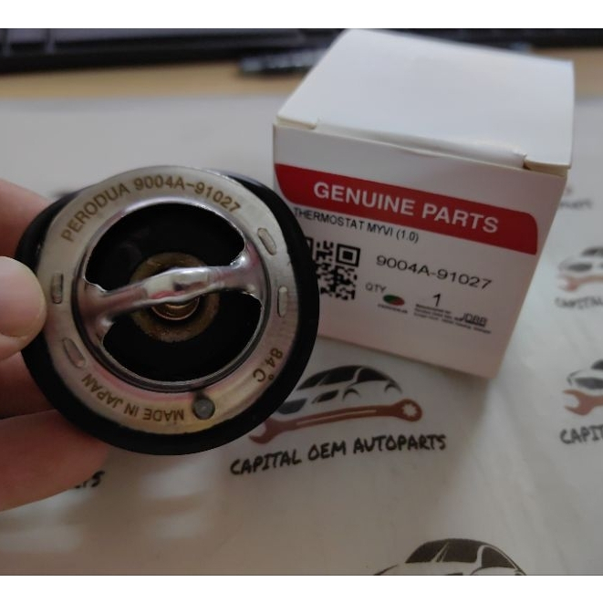 9004A91027 GENUINE THERMOSTAT PERODUA KELISA KENARI VIVA MYVI 1.0 84'C