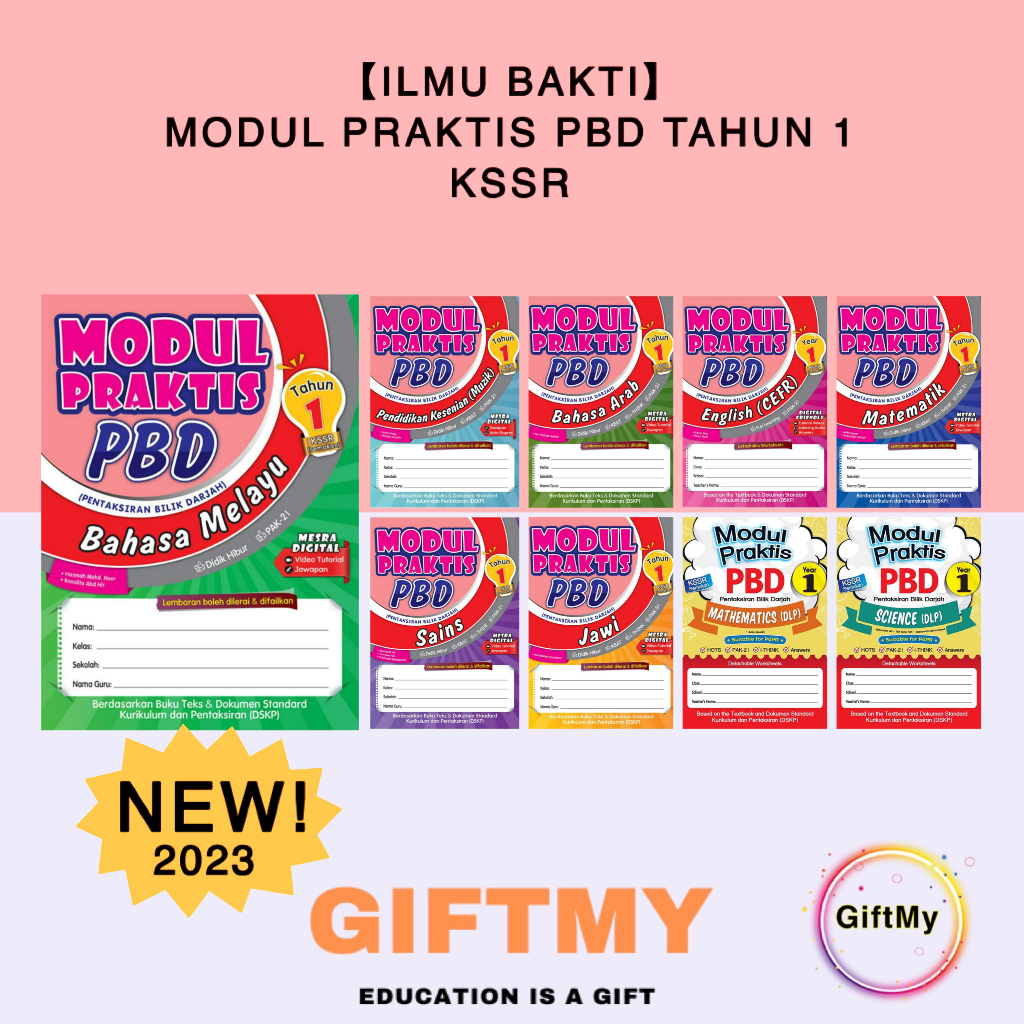 【Ilmu Bakti】Modul Praktis PBD Tahun 1 KSSR 2023 — Buku Latihan ...