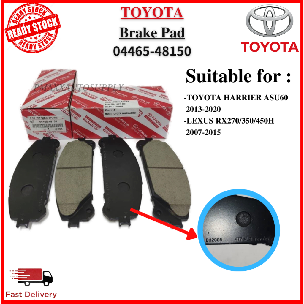 ORIGINAL TOYOTA HARRIER 2.0 ASU60 LEXUS RX270 RX350 NX300 AYZ10 AGZ15 ...