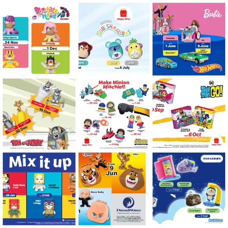 Happy meal cheap toys july 2019