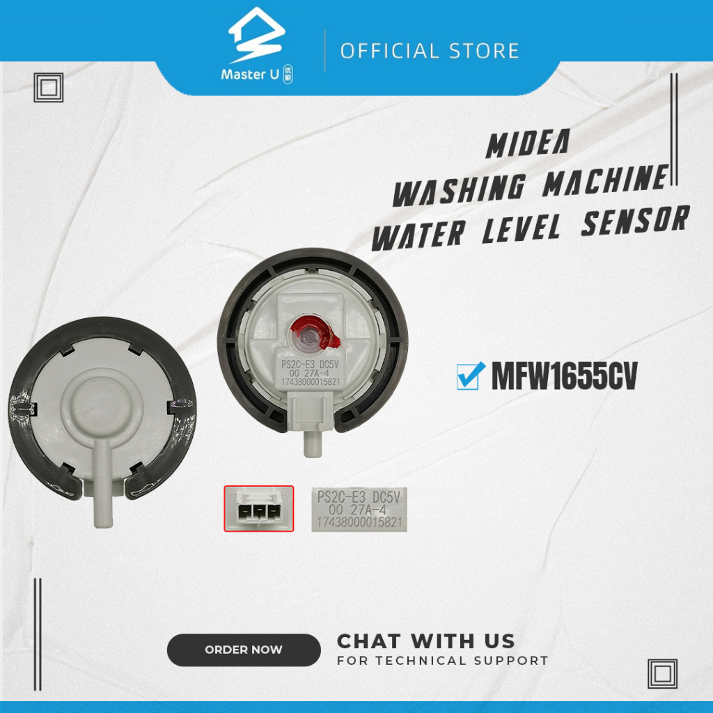 MIDEA17438000015821 WASHING MACHINE WATER LEVEL PRESSURE SWITCH/WATER