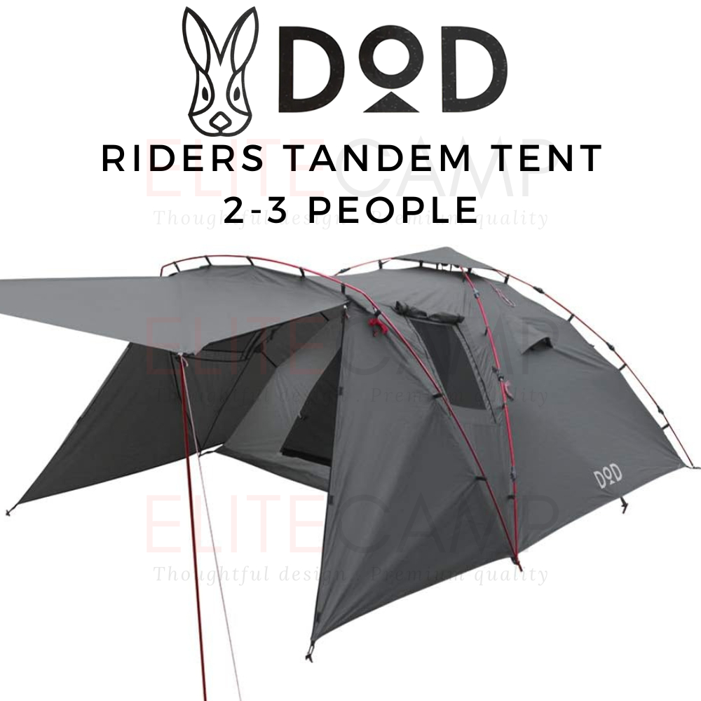 家電 DOD RIDER'S TANDEM TENT DOD Rider's Tandem Tent T3-485 Camping Hiking Outdoor Khemah Japan