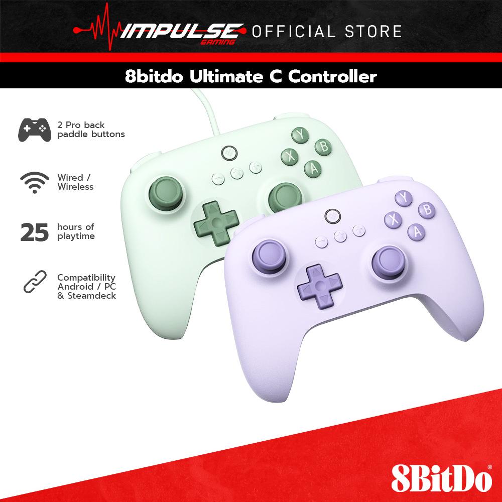 8BitDo Pro 2 Pro Controller | Ultimate C Wired / Wireless Controller ...