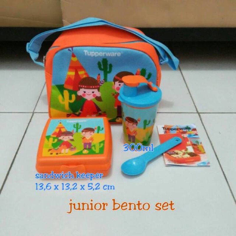 tupperware junior bento (1 set) | Shopee Malaysia