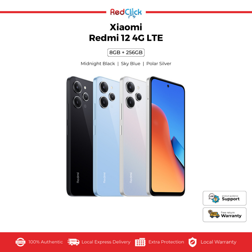 Xiaomi Redmi 12C Dual Camera Smartphone (Official Malaysia Set, Warran –  ALL IT Hypermarket