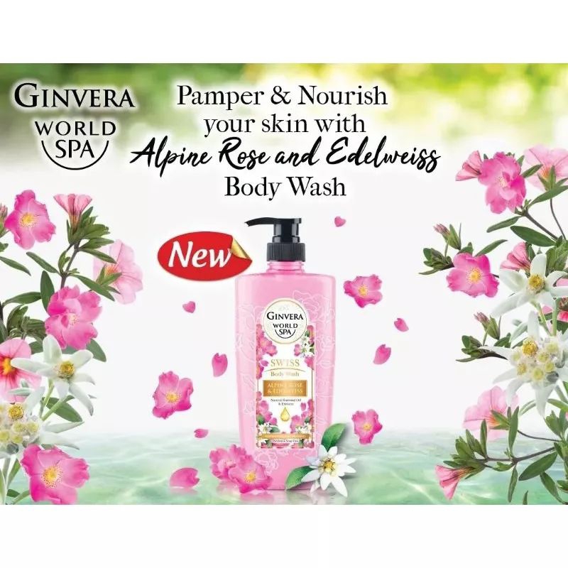 Ginvera World Spa Body Wash 750ml Shopee Malaysia