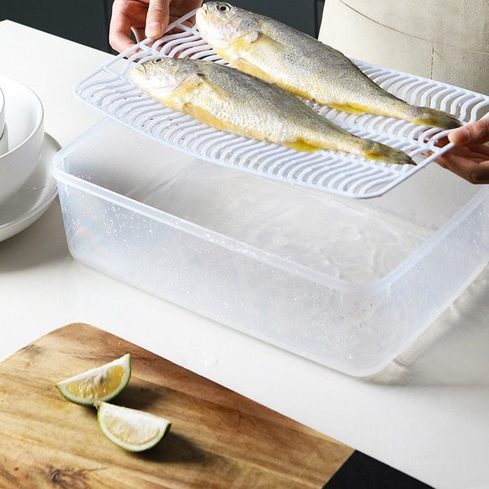 [LOCAL STOCK] Food Storage Container Freezer Fridge Organiser Case with ...