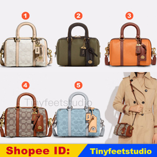Coach handbag women fashion one shoulder messenger shell bag large capacity  27583