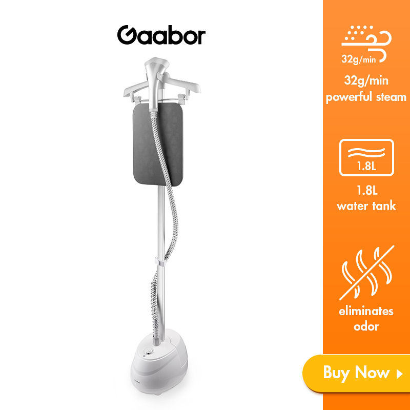 Gaabor Iron Steam Garment Steamer 1800W Stainless Steel Iron Board 1.8L