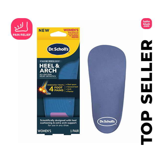 Dr. Scholl's Heel &amp; Arch All-Day Pain Relief Orthotics Insoles (Women ...