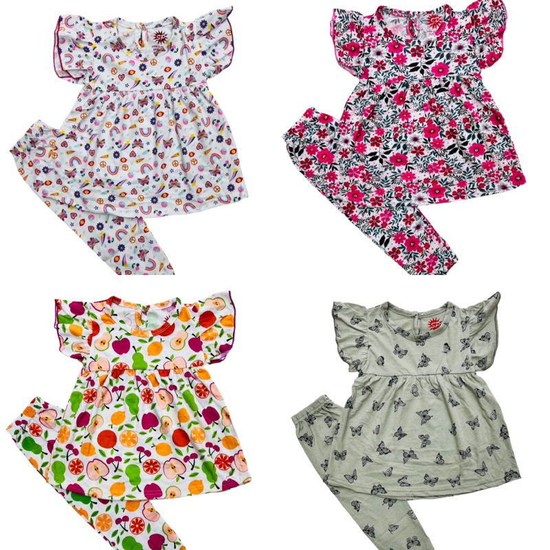 NEW Design Kids Pyjamas Nightwear Children Pyjamas Baju Tido Girls ...