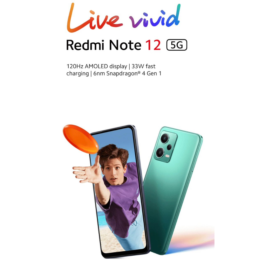 Redmi Note 12 5g 8gb Ram 256gb Rom Shopee Malaysia 0342