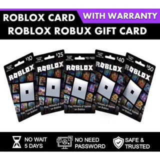 Roblox Gift Card - 1200 Robux Or 15 $ Credit [Gift Card Code Only] :  : Bags, Wallets and Luggage