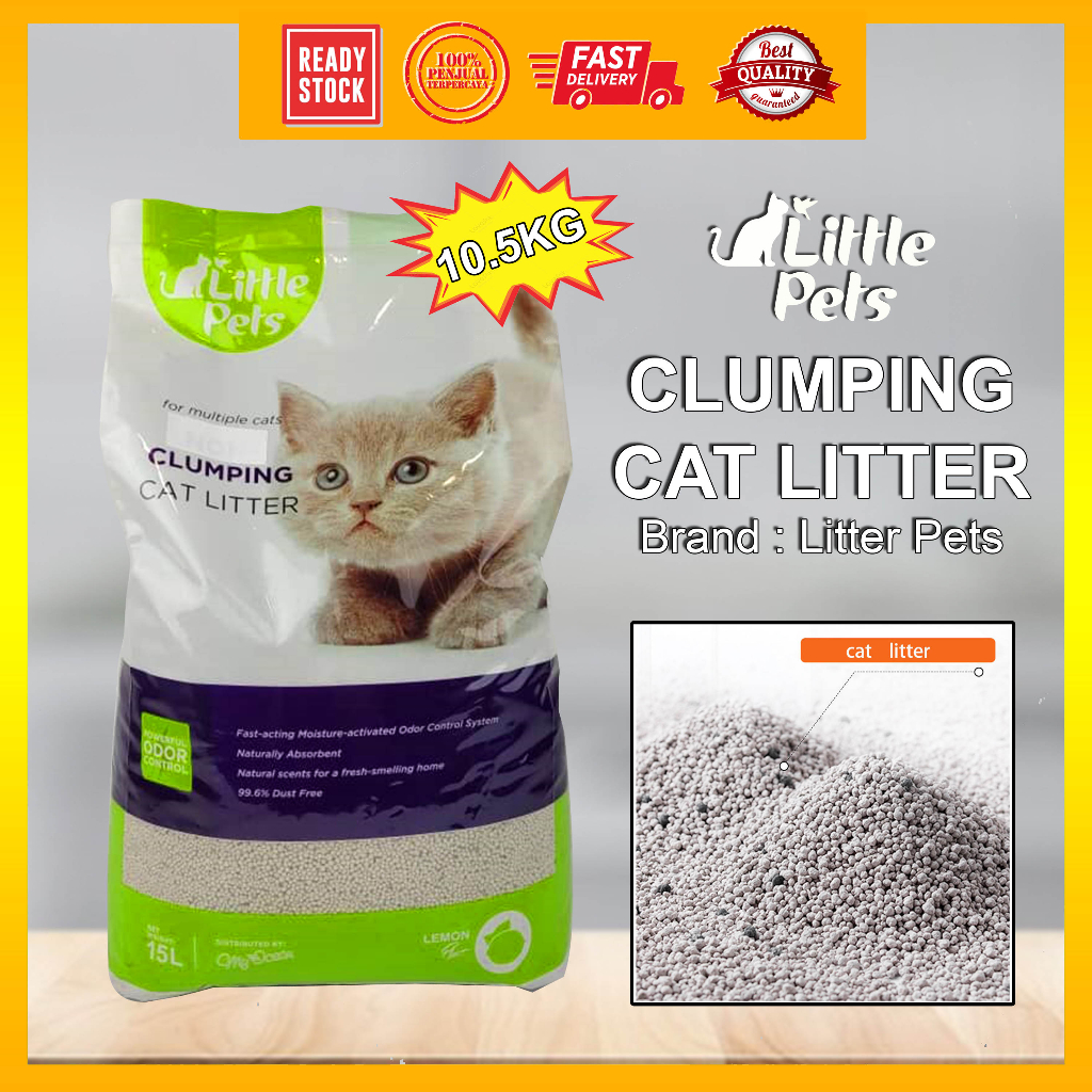 10.5KG Clumping Cat Litter Pasir Kucing Kayu Kucing Cat