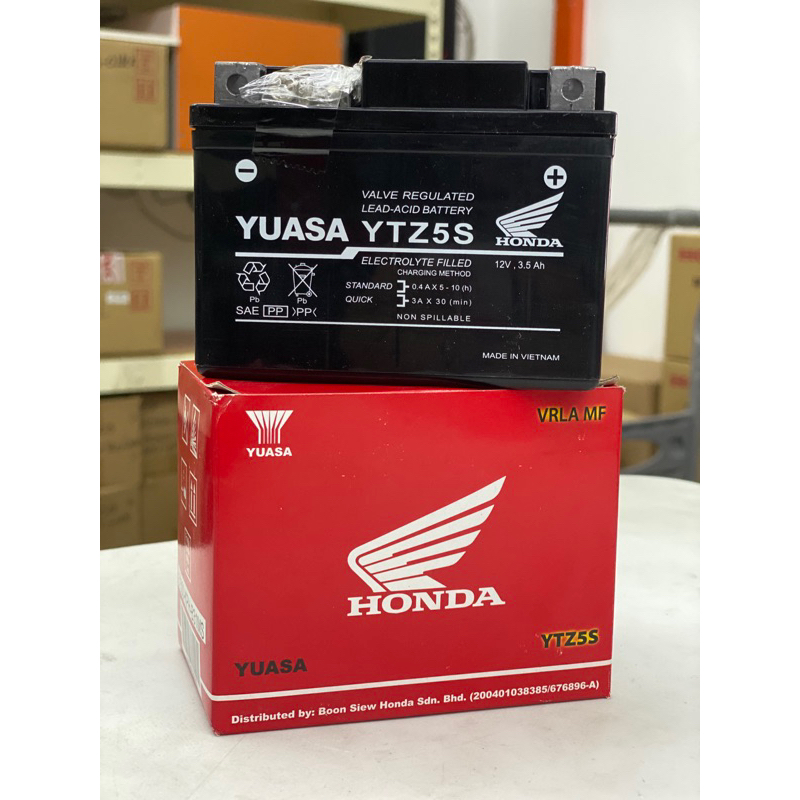BATERI ORIGINAL HONDA YTZ5S ( 31500-KPH-B31MS) | Shopee Malaysia