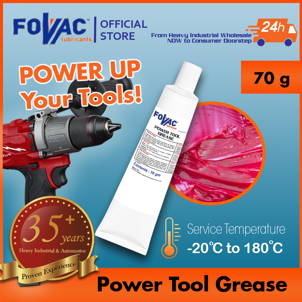 FOVAC Power Tools Grease/ Tool Grease/ Tool Lubricant 70g Shopee