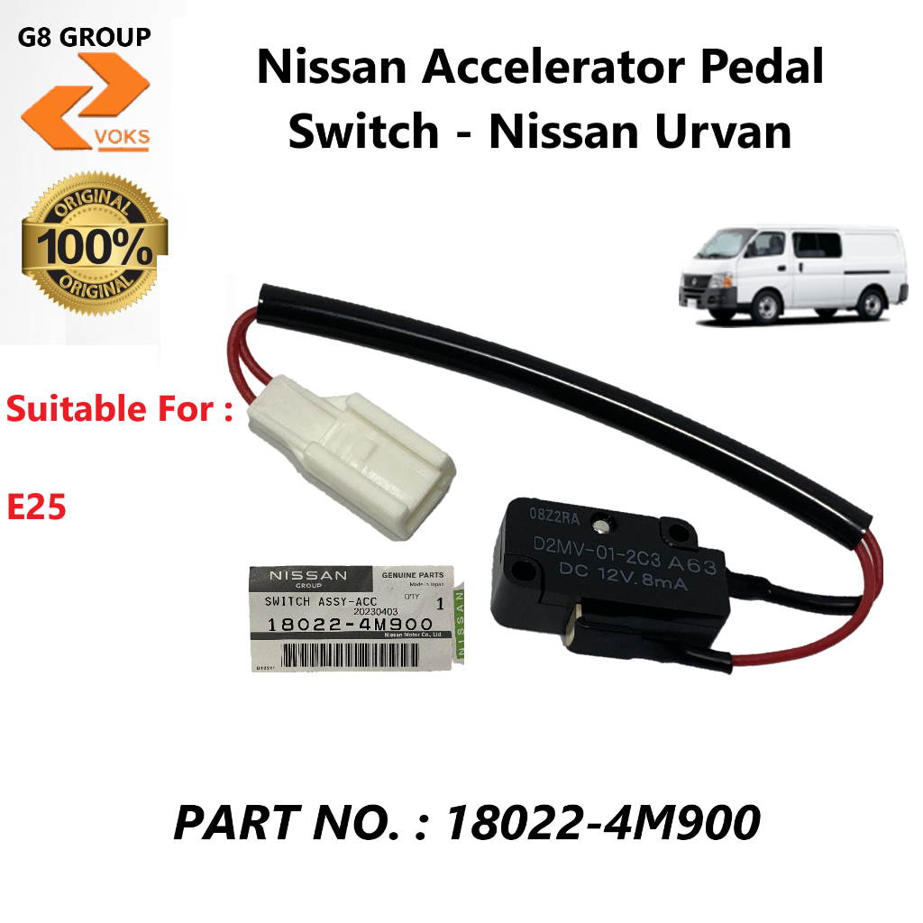 Nissan Accelerator Pedal Switch Nissan Urvan ( 180224M900 ) Shopee