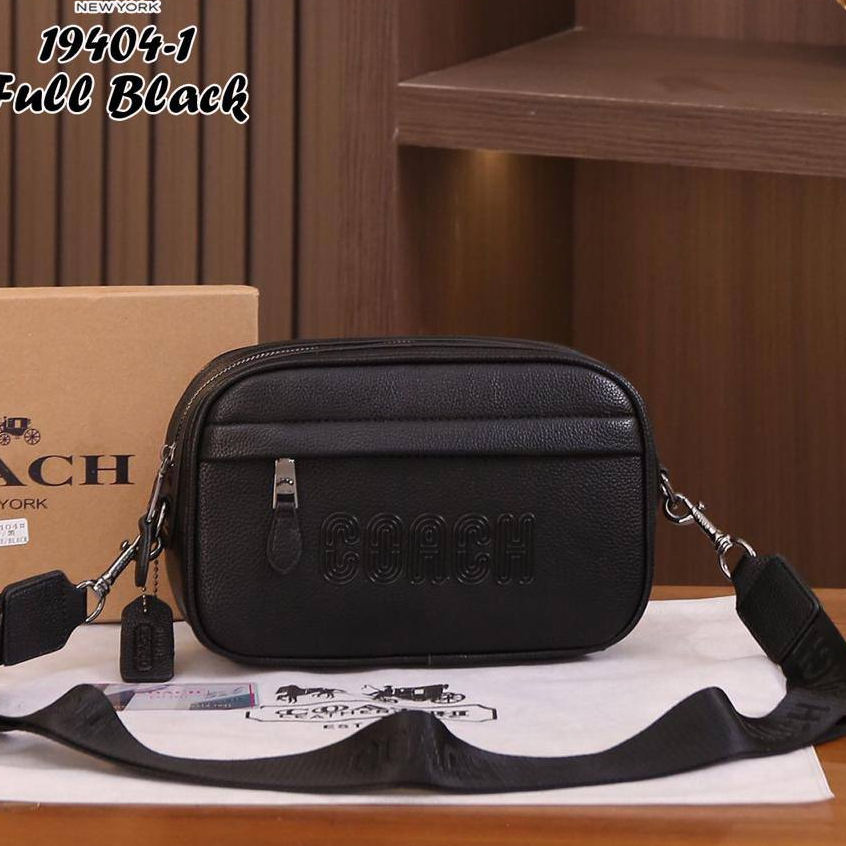 Outdoor Casual Fashion Men Sling Bag PU Leather Shoulder Messenger Bag Beg  Silang Lelaki Perempuan (SL-076)