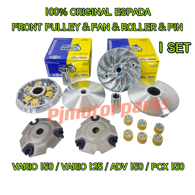 VARIO150 VARIO125 PCX150 ADV150 ( ESPADA ) MOBABLE DRIVEN PULLEY ROLLER ...