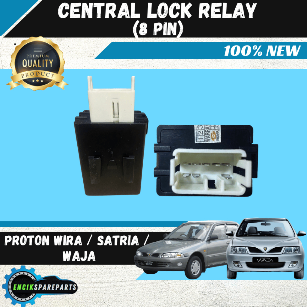 Proton Waja Wira Padu Central Lock Relay 8 Pin New High Quality