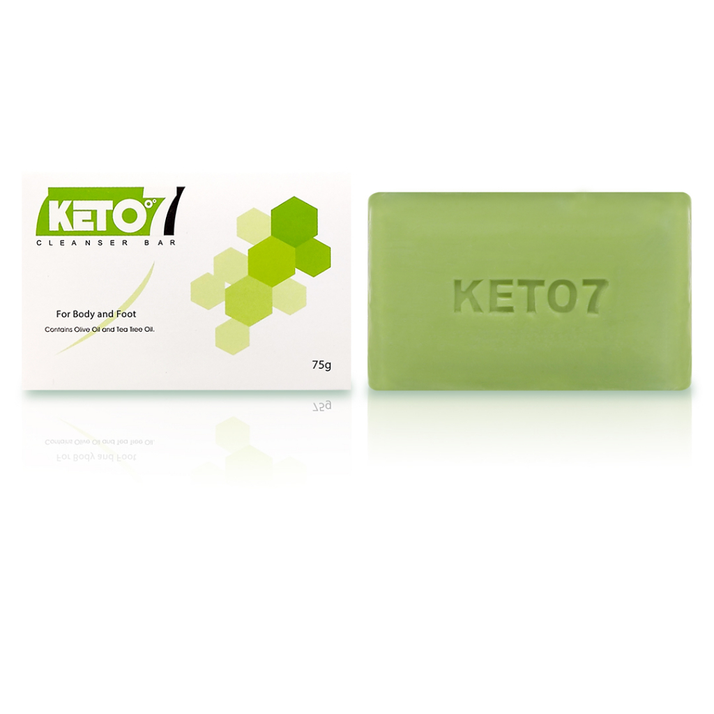 "Dr. Förster Keto7 Advanced AntiFungal Cleansing Bar Soap (75g) for Body, Foot, and Scalp